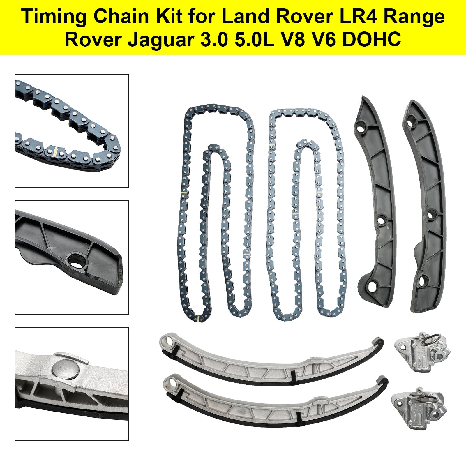 2010-2016 Land Rover LR4 / Discovery 4 Timing Chain Kit DOHC LR051008 LR072638 LR051011 LR051012 LR051013 LR032048 Fedex Express