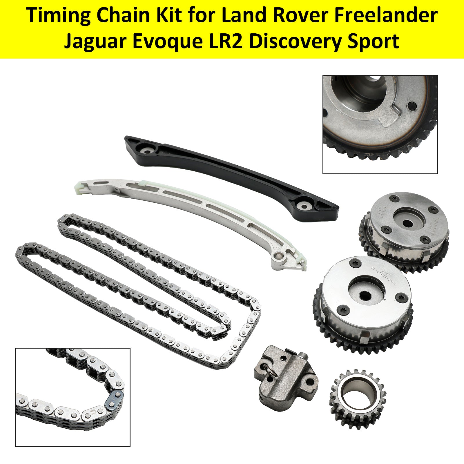 2006-2014 Land Rover LR2 / Freelander 2 Timing Chain Kit LR025632 LR025000 LR095137 LR024999 LR033733 LR025263