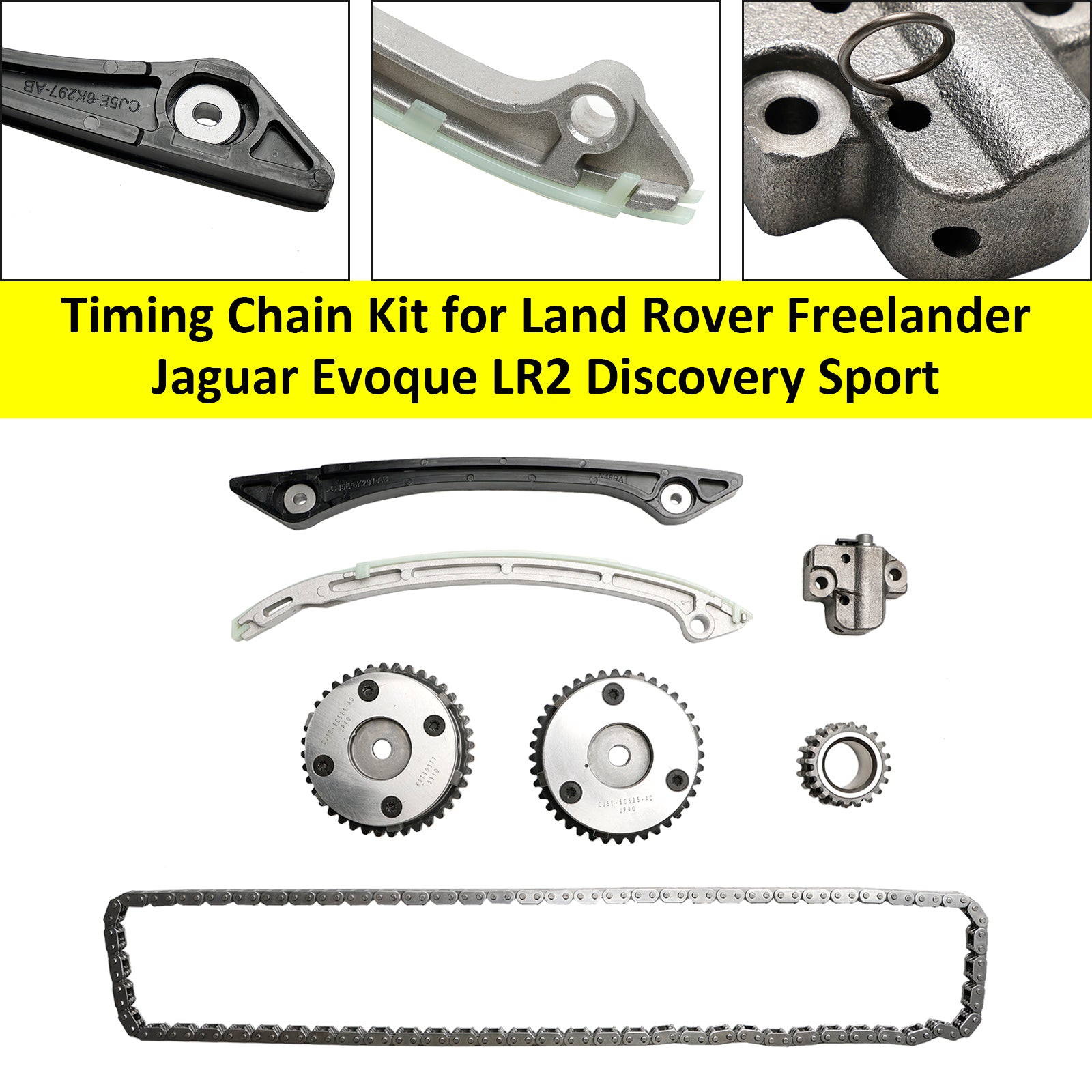 2006-2014 Land Rover LR2 / Freelander 2 Timing Chain Kit LR025632 LR025000 LR095137 LR024999 LR033733 LR025263