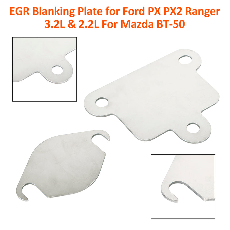 Placa enfriadora EGR apta para Ford PX PX2 Ranger 3.2L y 2.2L para Mazda BT-50