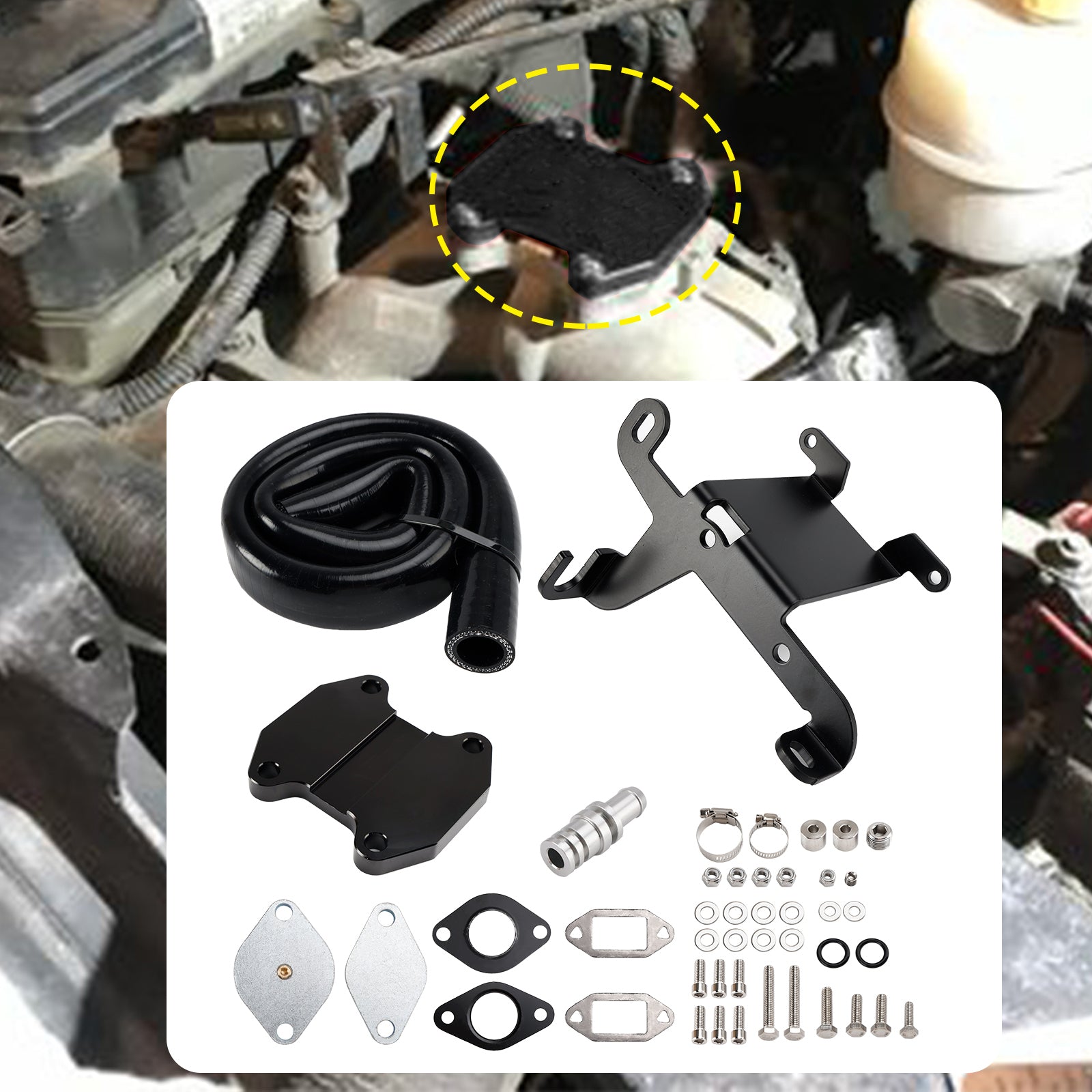2009-2024 Dodge Ram 500/3500 6.7L Cummins EGR Valve Cooler Delete Kit