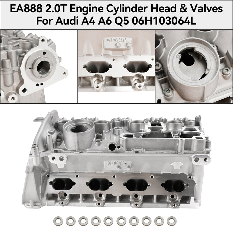 Audi A5 2008-2015 / Audi A6 2012-2014 EA888 2.0T Engine Cylinder Head & Valves