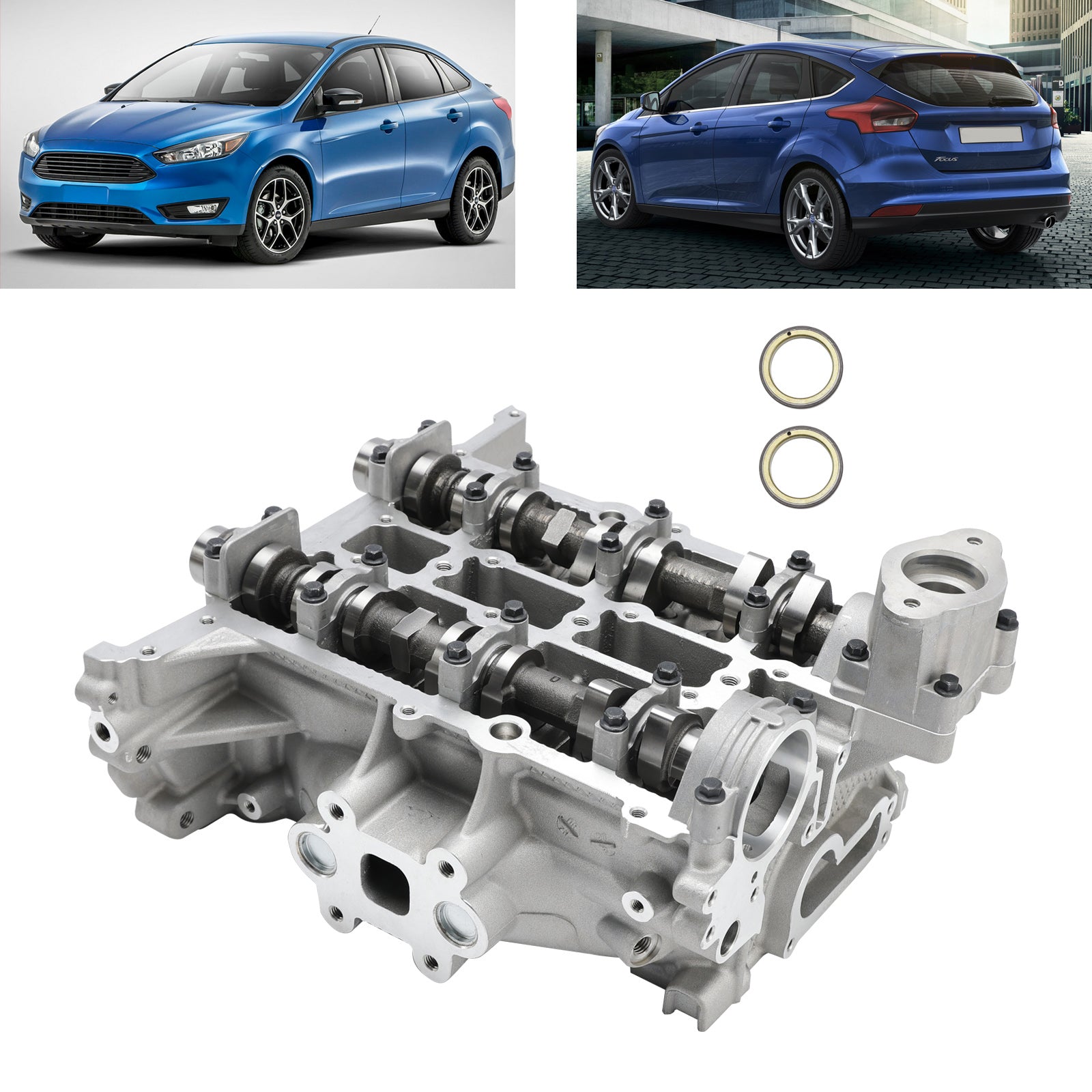 2018-2021 Ford EcoSport 1.0L EcoBoost 3 cylinder A/T AWD Cylinder Head CM5G6C032CB CM5Z-6049-E