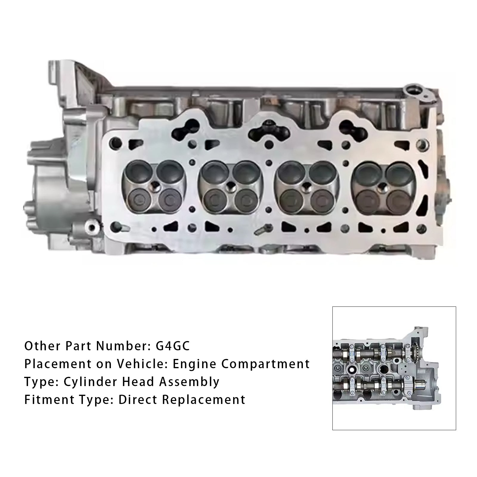 G4GC Cylinder Head Assembly For Hyundai Tucson 2.0 Kia Sportage 2.0 2008-2010