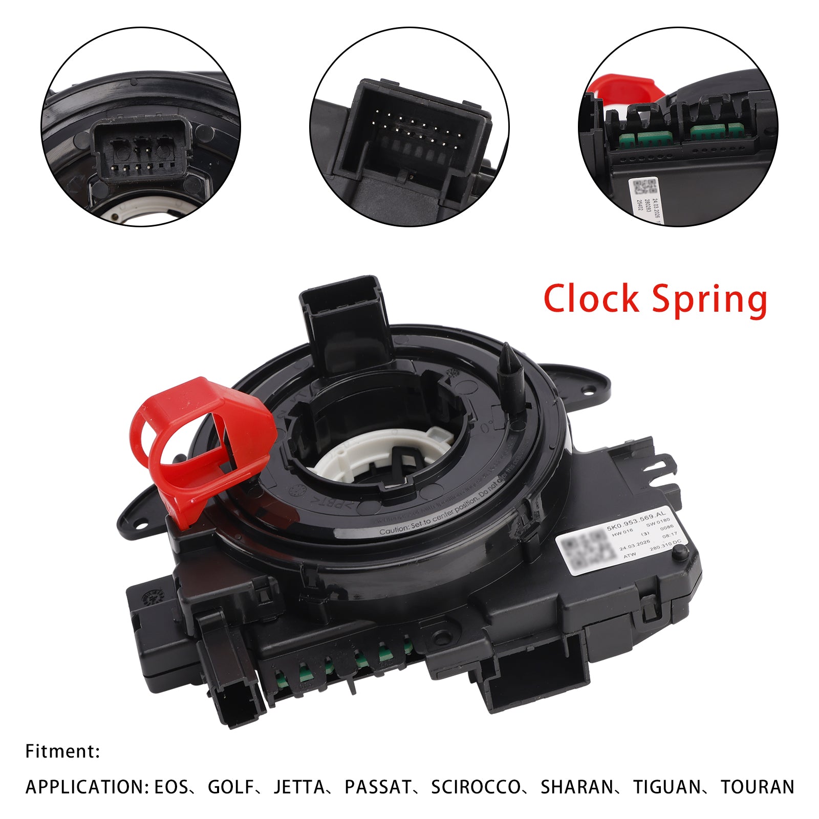 Clock Spring 5K0953569AL For VW Audi