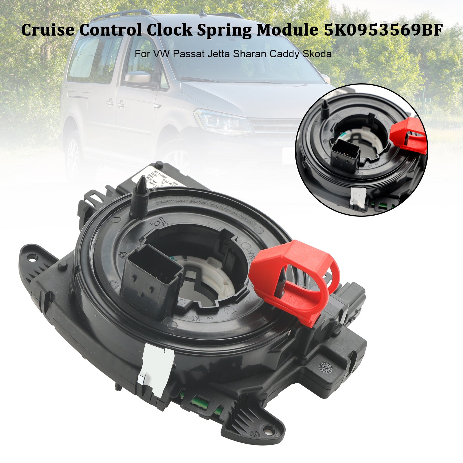 Quenty Spring Module VW Caddy 2016-2020 Cruise Control Clock Spring Module 5K0953569BF 5K09