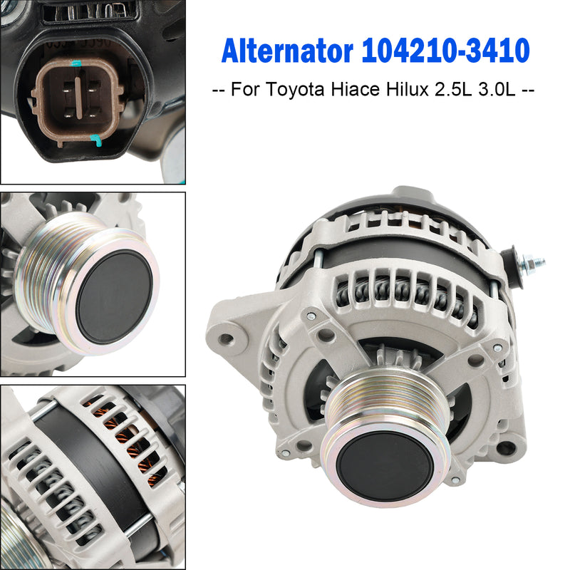 Alternator 104210-3410 For Toyota Hilux Hiace Landcruiser Prado 2.5L 3.0L