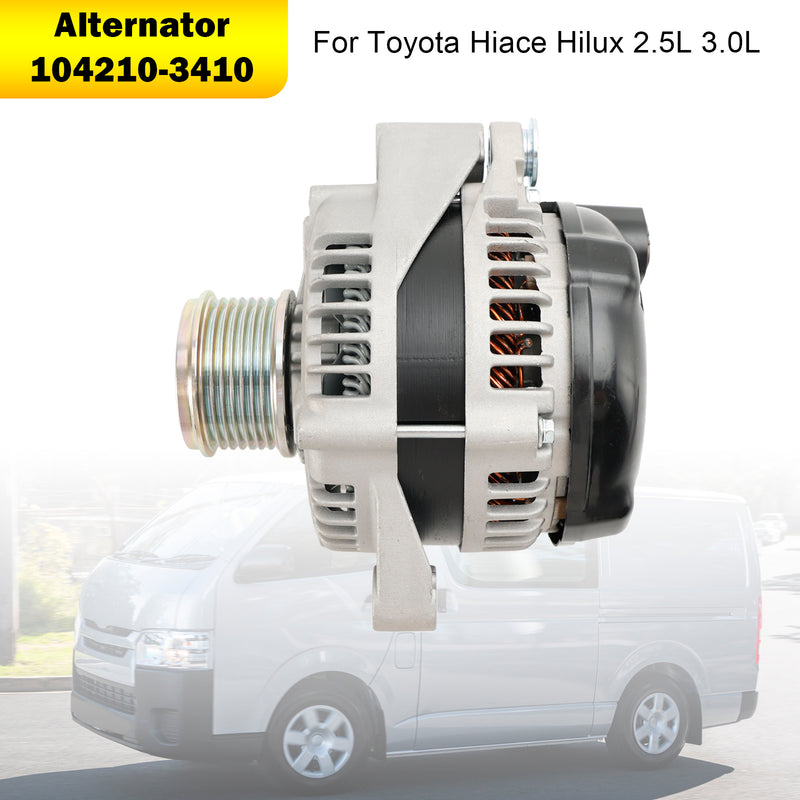 Alternador 104210-3410 para Toyota Hilux Hiace Landcruiser Prado 2.5L 3.0L