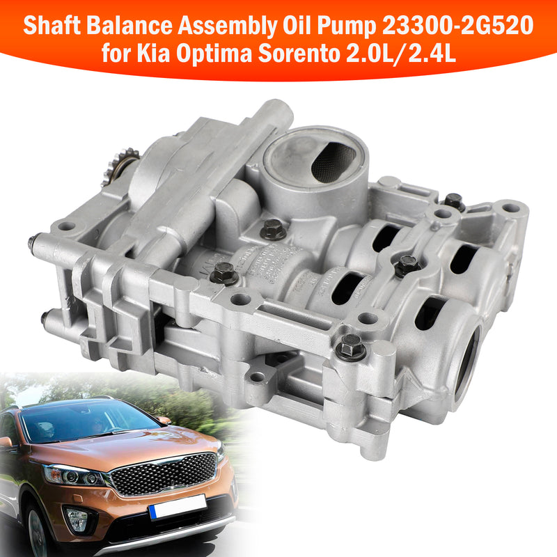 2012-2014 Hyundai Sonata Azera 2.0L/2.4L Shaft Balance Assembly Oil Pump 23300-2G520 23300-25922