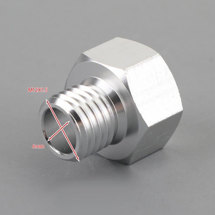 M12X1.5Mm إلى 1/8 Npt Gm Ls محول مستشعر ضغط زيت المحرك من الألومنيوم عام