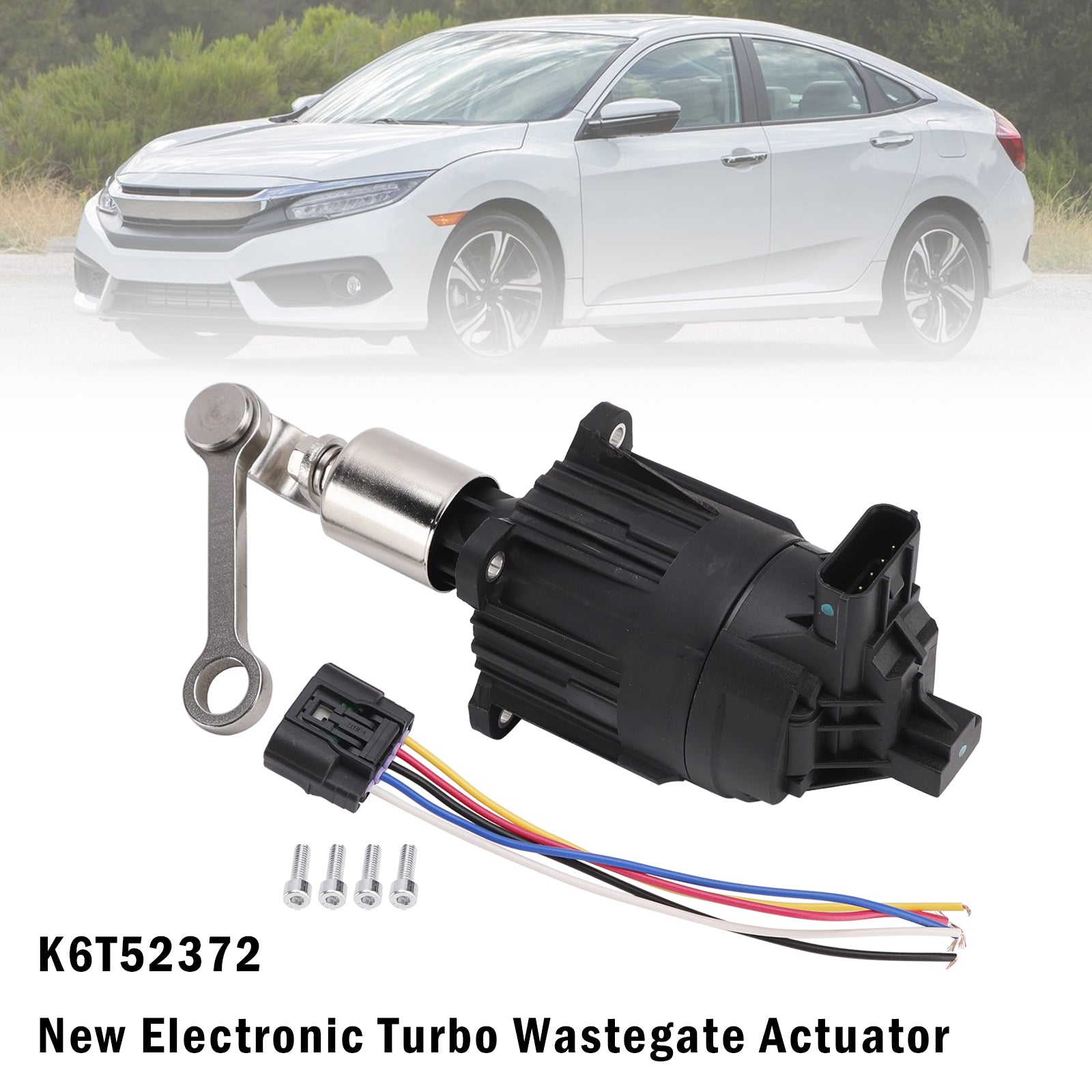 New Electronic Turbo Wastegate Actuator for Honda Civic 1.5L 2016-2019 K6T52372 Generic