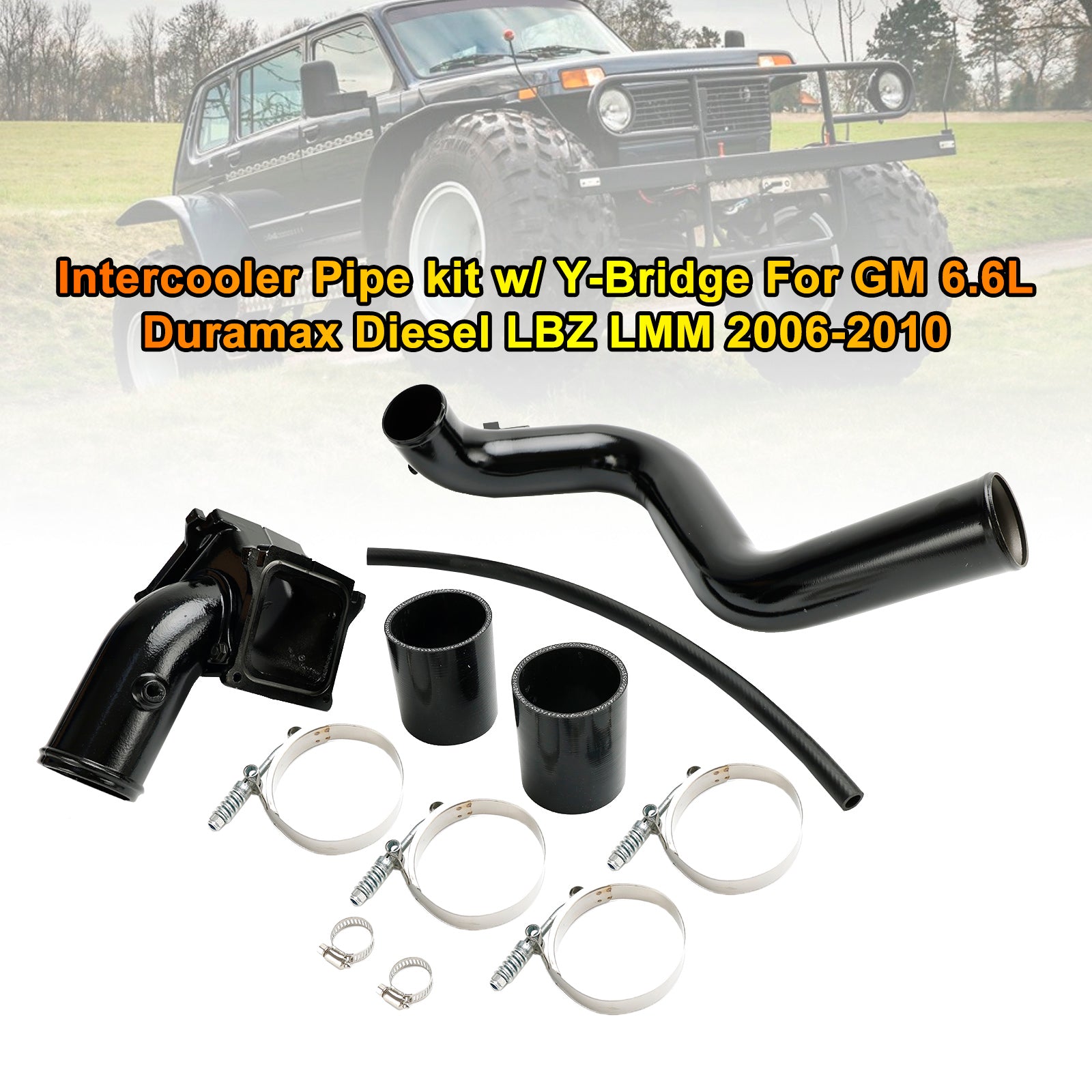 2007.5-2010 LMM VIN Code 6 Intercooler Pipe kit w/ Y-Bridge Generic