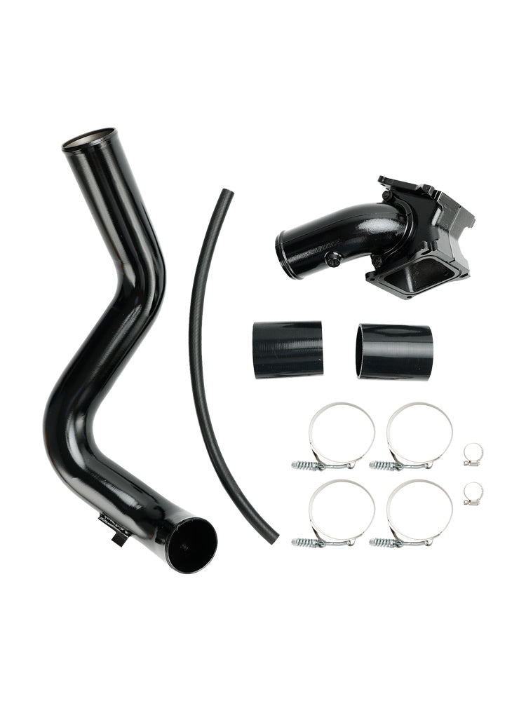 2007.5-2010 LMM VIN Código 6 Kit de tubería intercooler con puente Y genérico