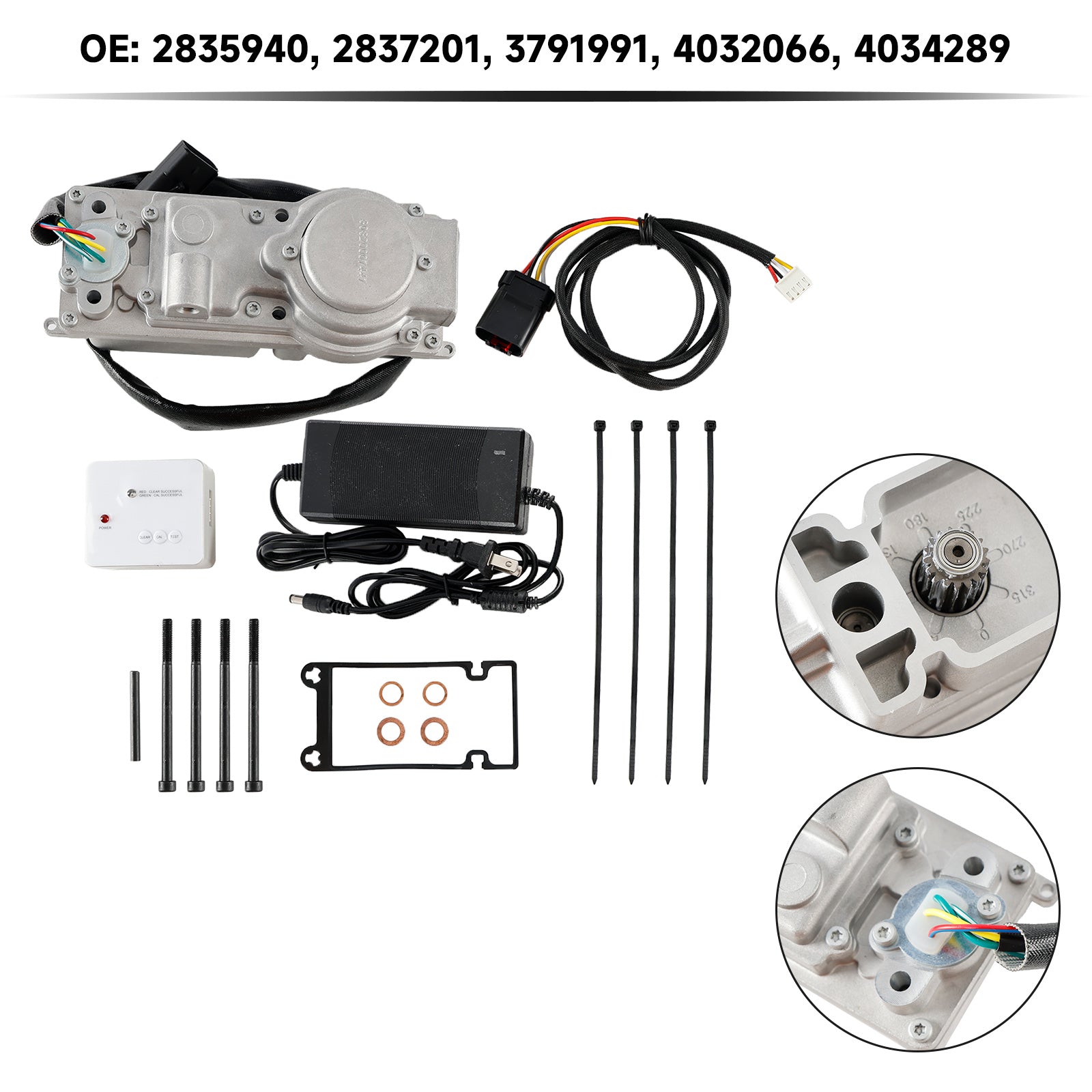 VGT Electronic Actuator for Cummins ISX Turbo part 4034289 RX or 6378270 RX