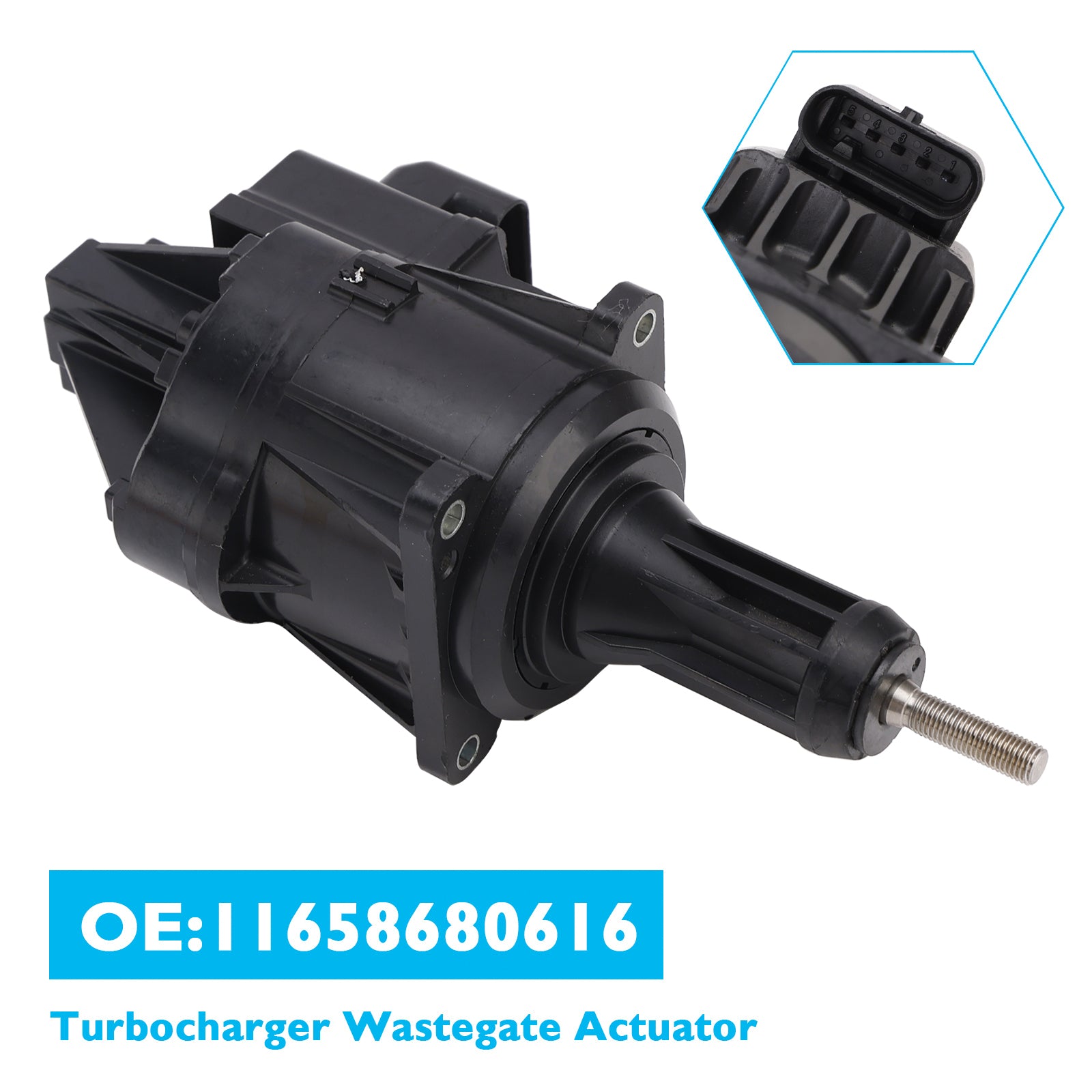 2015-2016 BMW 750Li xDrive 16 models N63B44C 330 8A/MT Turbocharger Wastegate Actuator 11658680616