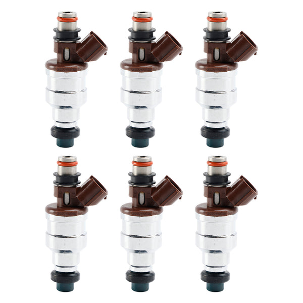 6pcs Fuel Injectors fit Toyota 4Runner Pickup 89-95 3VZE 3.0L V6 23209-65020 Generic