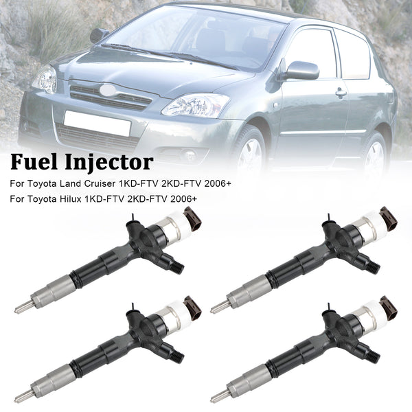 095000-6040 4PCS Fuel Injectors 23670-0R020 Fit Toyota Corolla RAV4