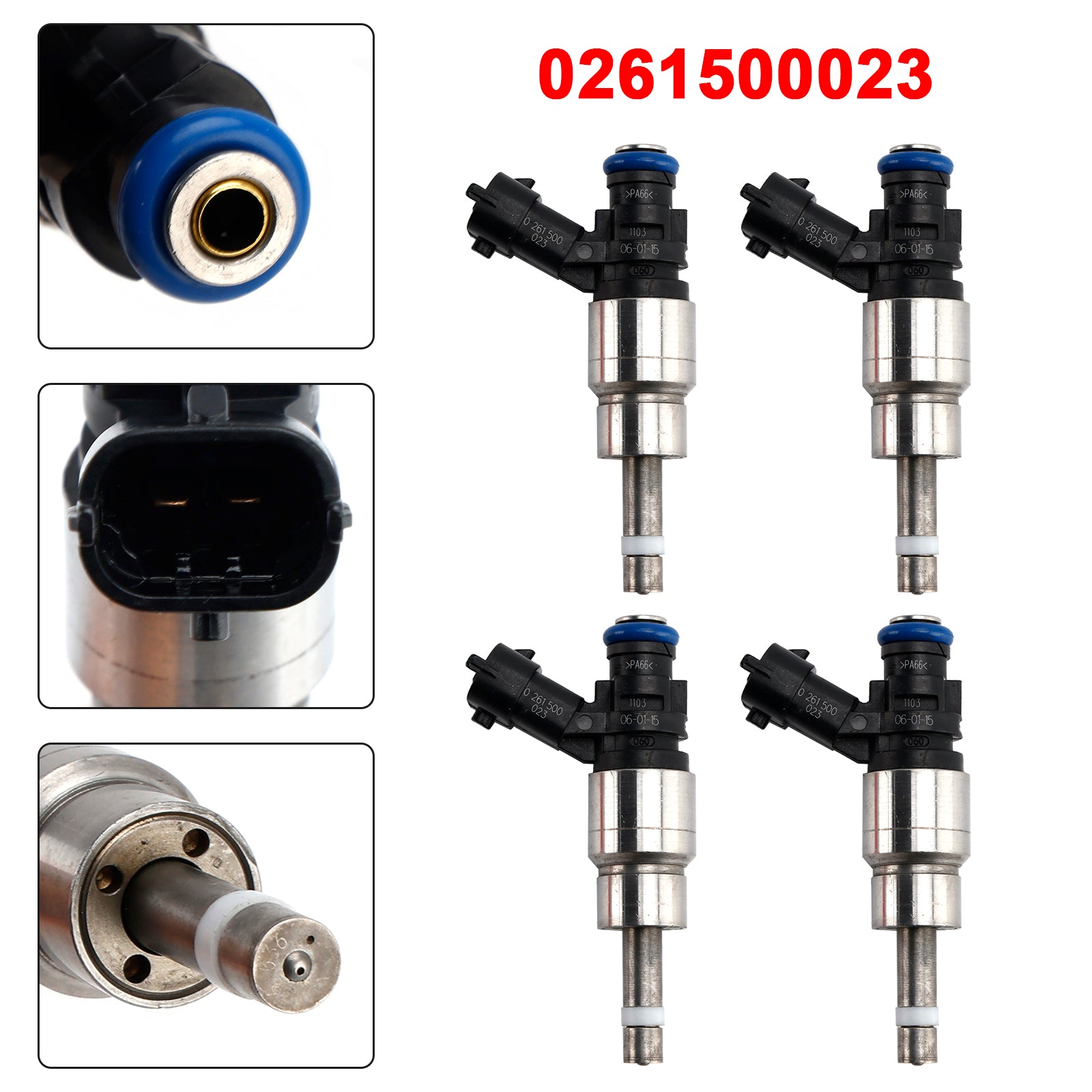 4Pcs Fuel Injector For Alfa Romeo 159 939 Brera Spider 2.2 JTS 0261500023