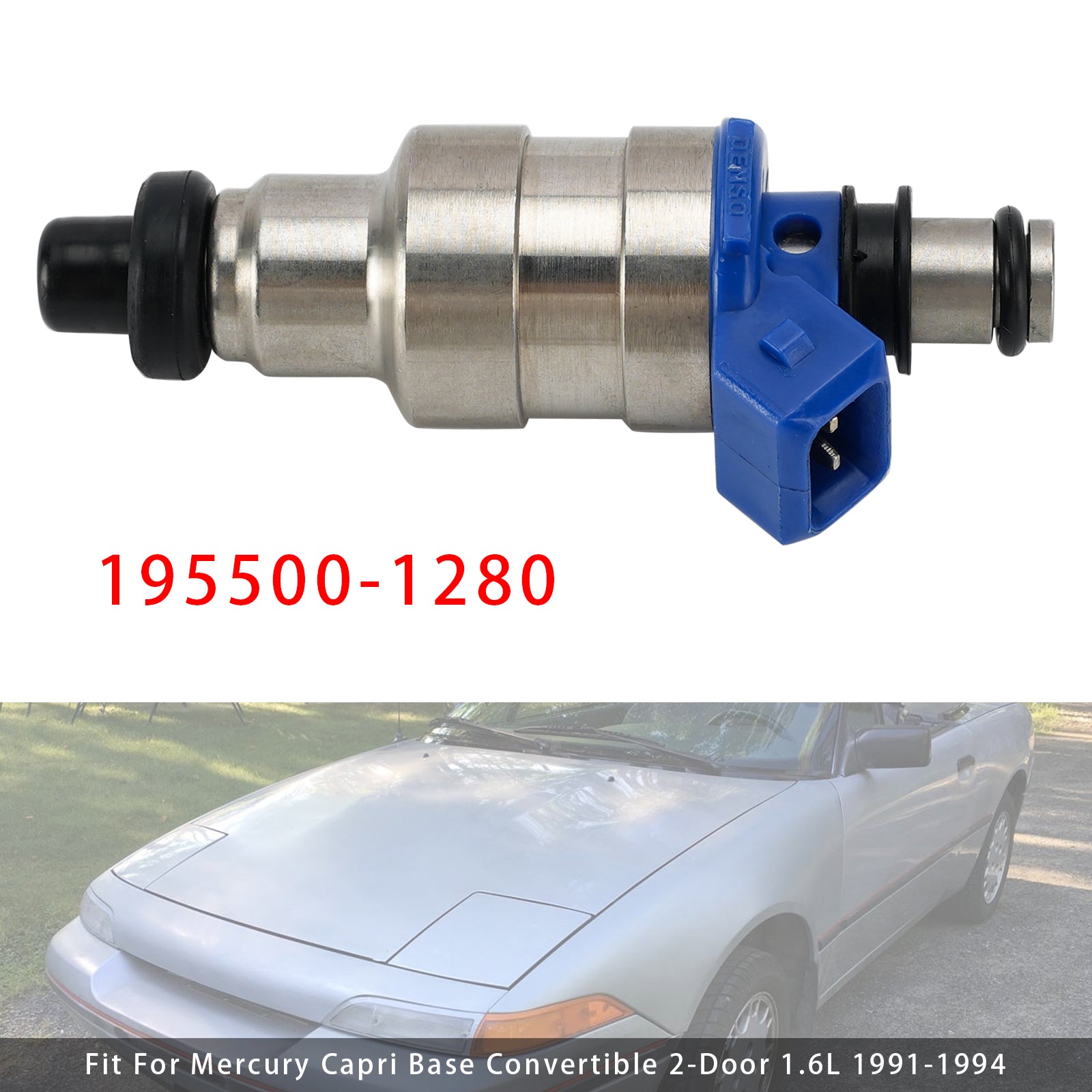 1Pcs Fuel Injector For Mazda MX-6 626 Ford Probe Mercury 1.6L 2.2L 195500-1280