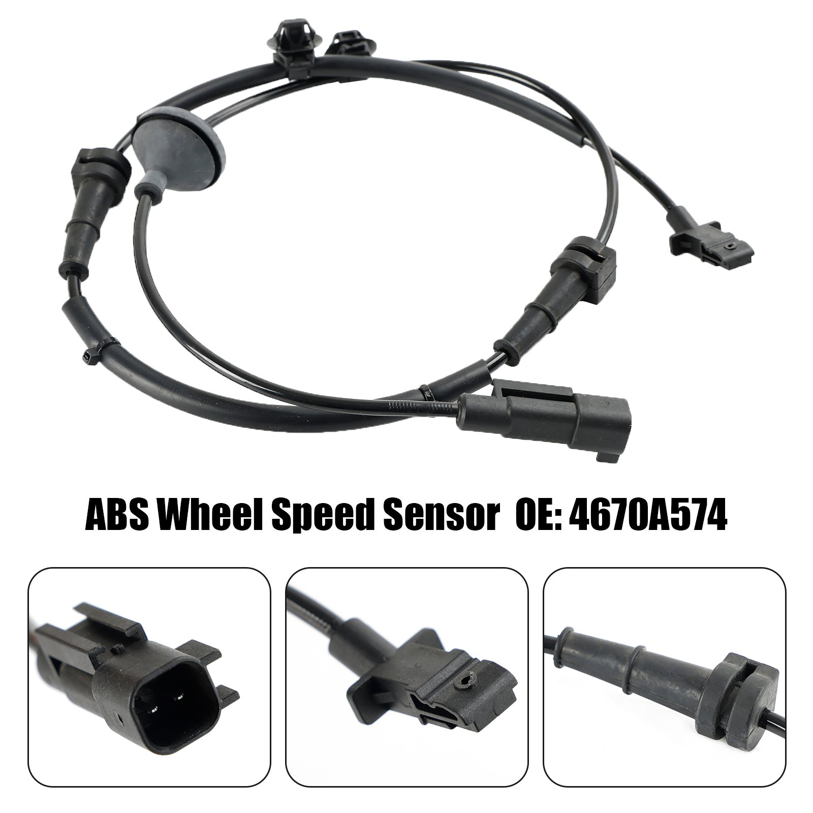 4670A574 Rear Right ABS Wheel Speed Sensor Mitsubishi Outlander III 2010-On