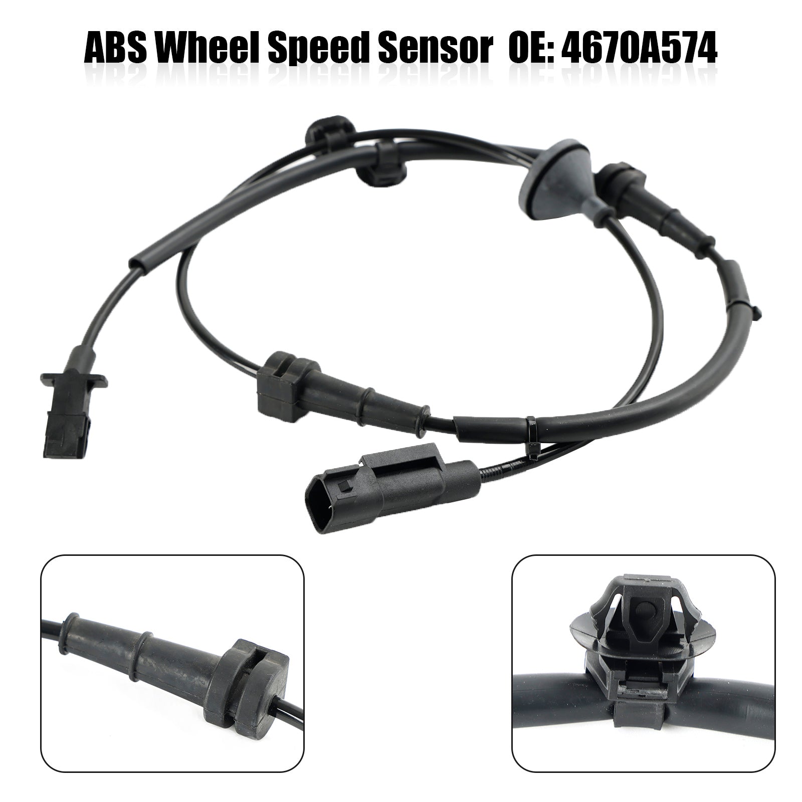 4670A574 Rear Right ABS Wheel Speed Sensor Mitsubishi Outlander III 2010-On