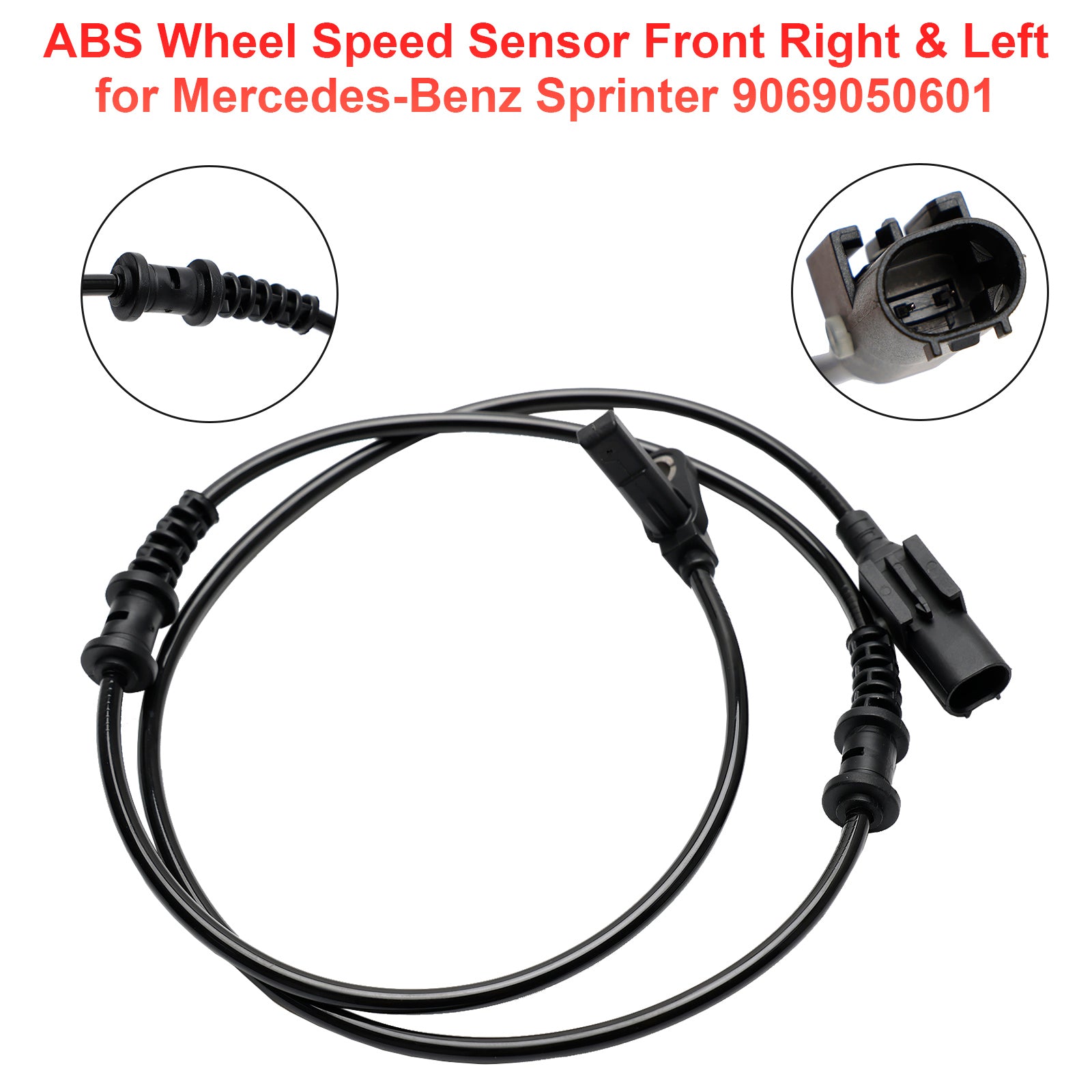 ABS Wheel Speed Sensor Front Right & Left for Mercedes-Benz Sprinter 9069050601