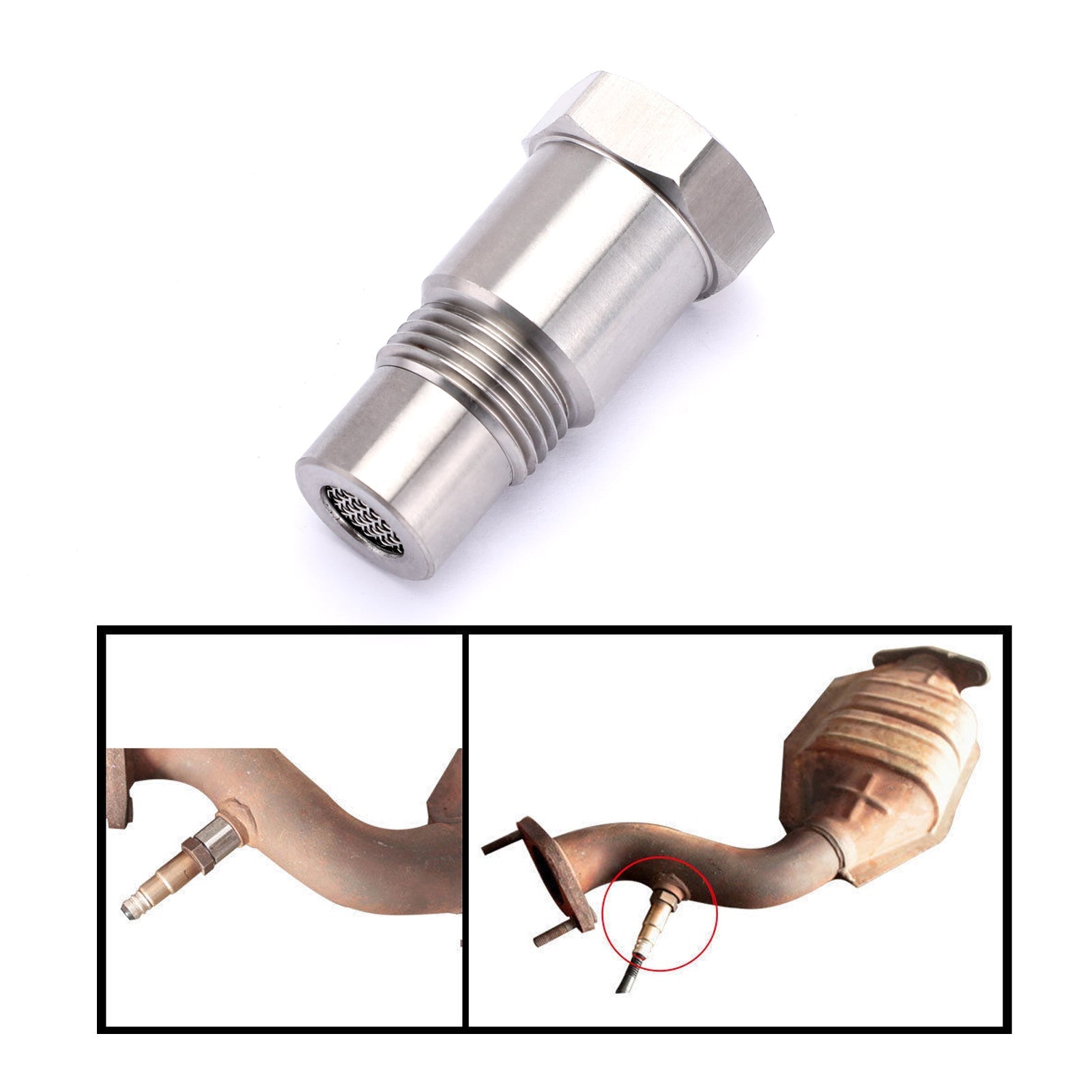 Universal CEL O2 Oxygen Sensor Check Engine Light Catalytic Converter M18*1.5