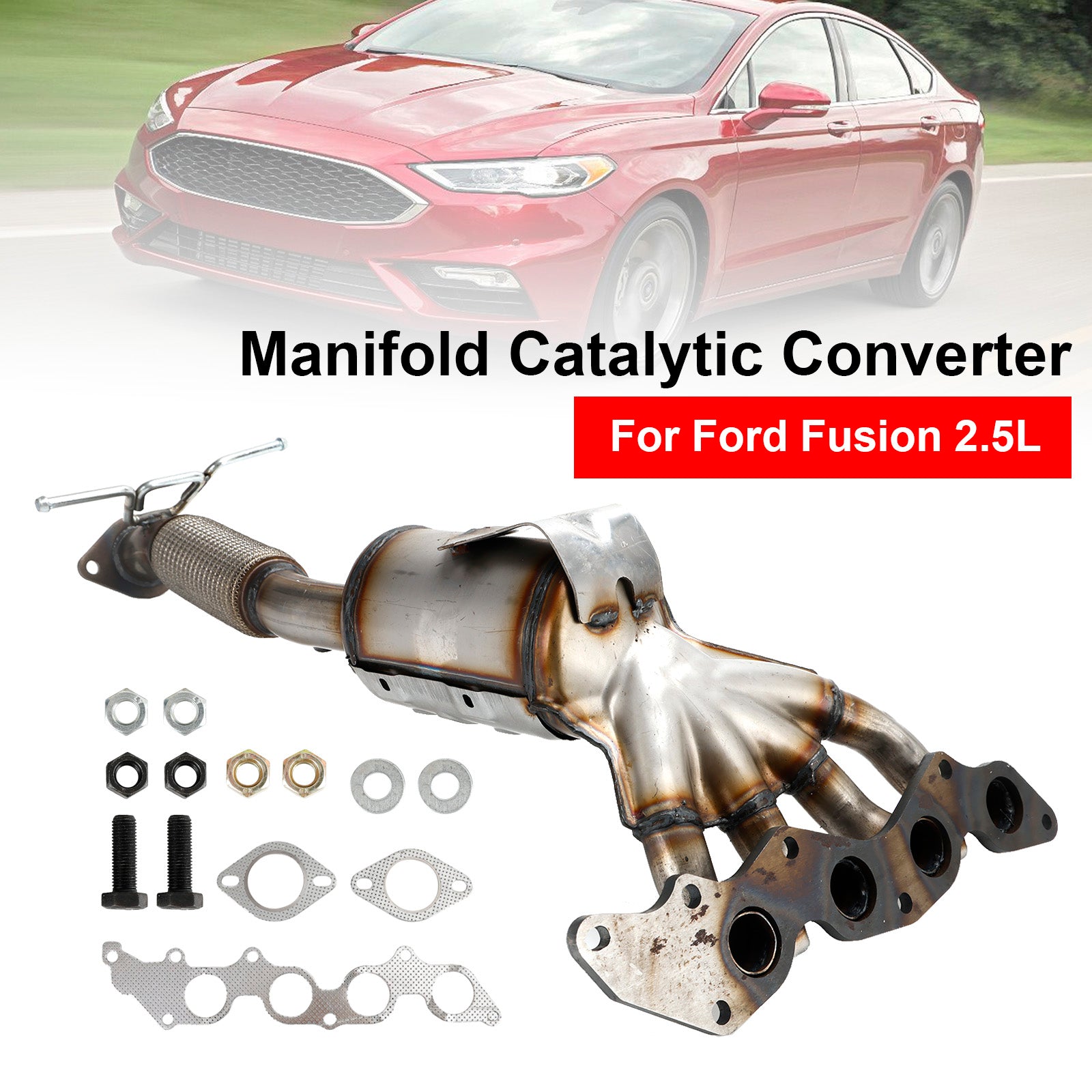 Manifold Catalytic Converter 18H44-276 Direct Fit For Ford Fusion 2.5L 2013-2018