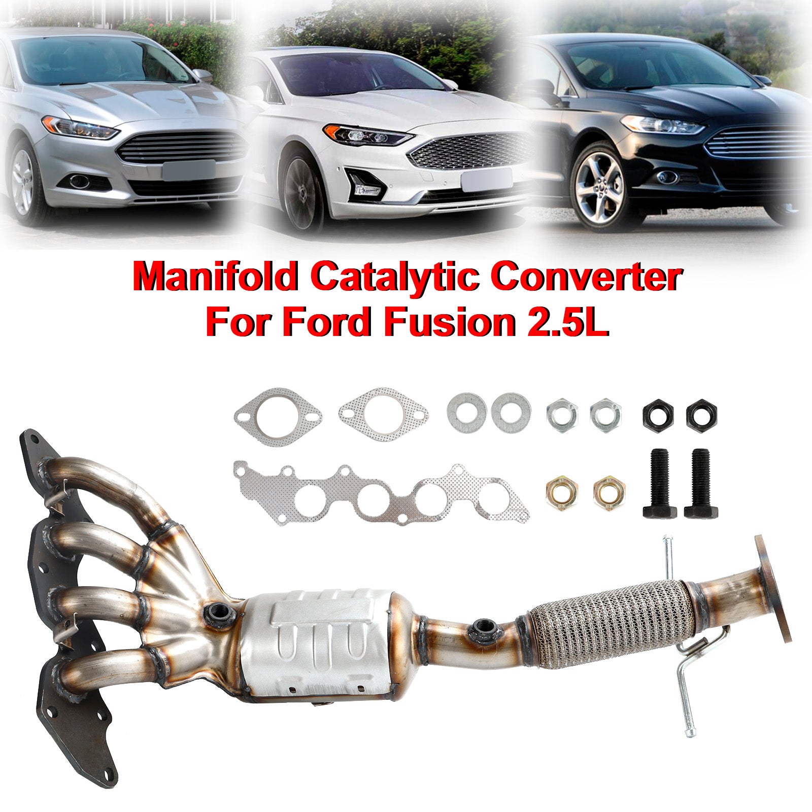 Manifold Catalytic Converter 18H44-276 Direct Fit For Ford Fusion 2.5L 2013-2018