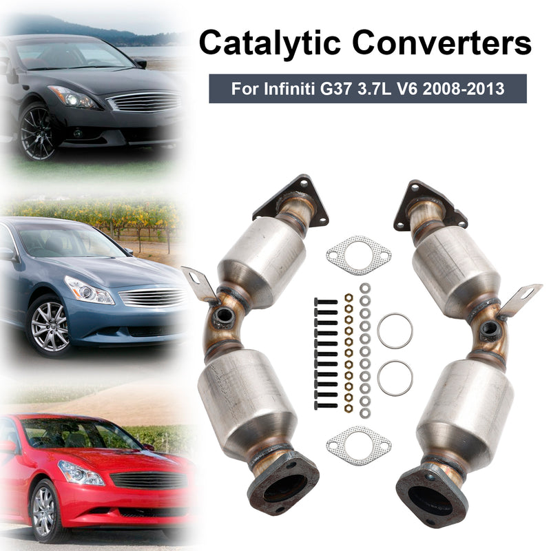 Convertidores catalíticos delanteros ambos lados 12H5485/84 para Infiniti G37 3.7L 2008-2013