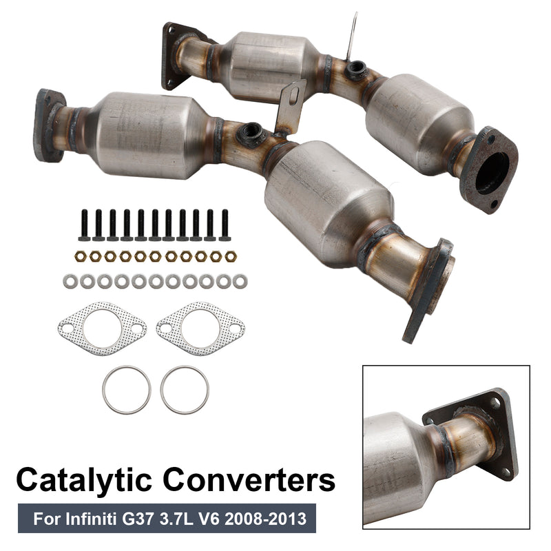 Catalytic Converters Front Both Sides 12H5485/84 For Infiniti G37 3.7L 2008-2013