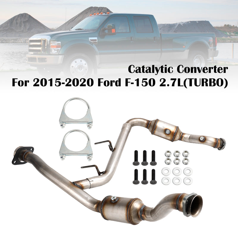 Right And Left Side Catalytic Converter For 2015-2020 Ford F-150 2.7L (TURBO)