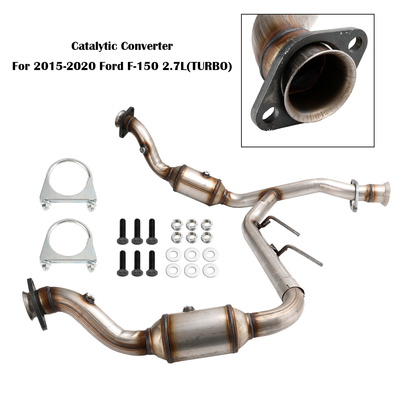 Right And Left Side Catalytic Converter For 2015-2020 Ford F-150 2.7L (TURBO)