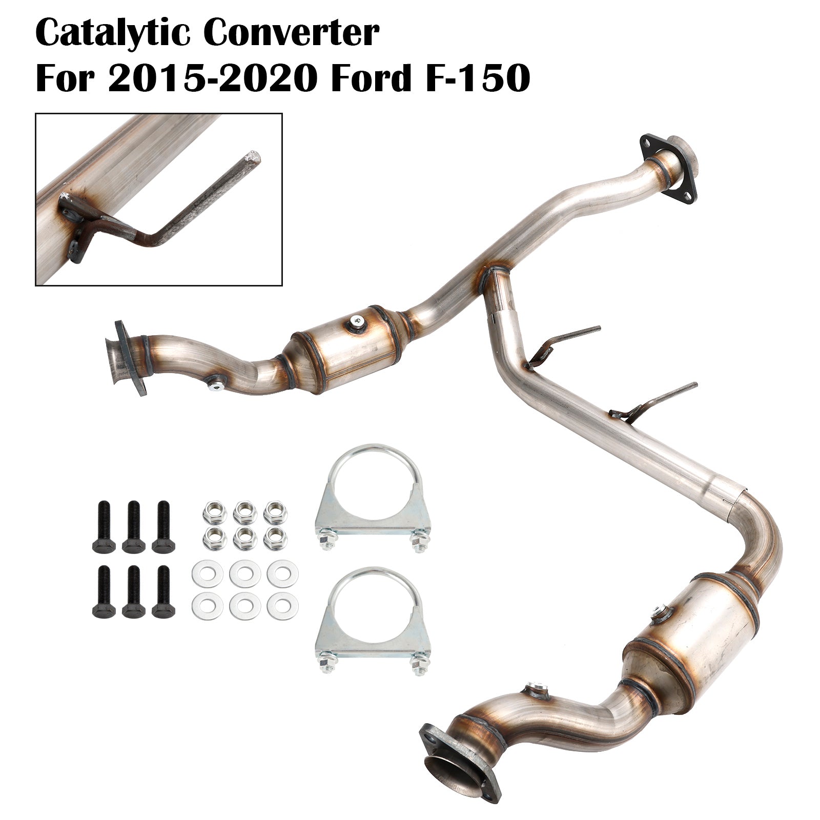 Right And Left Side Catalytic Converter For 2015-2020 Ford F-150 2.7L (TURBO)