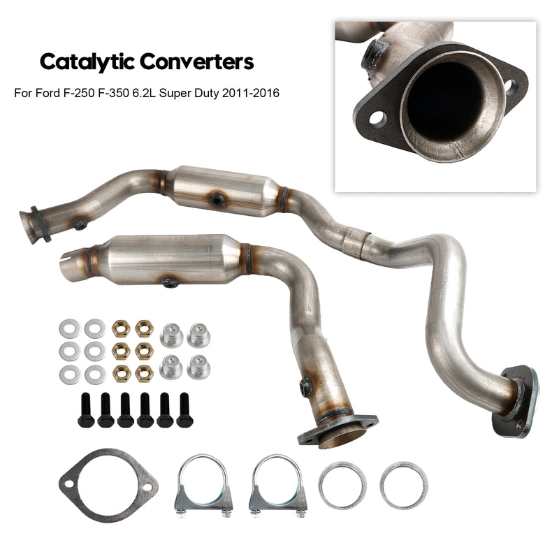 Both Sides Catalytic Converters For Ford F-250 F-350 6.2L Super Duty 2011-2016