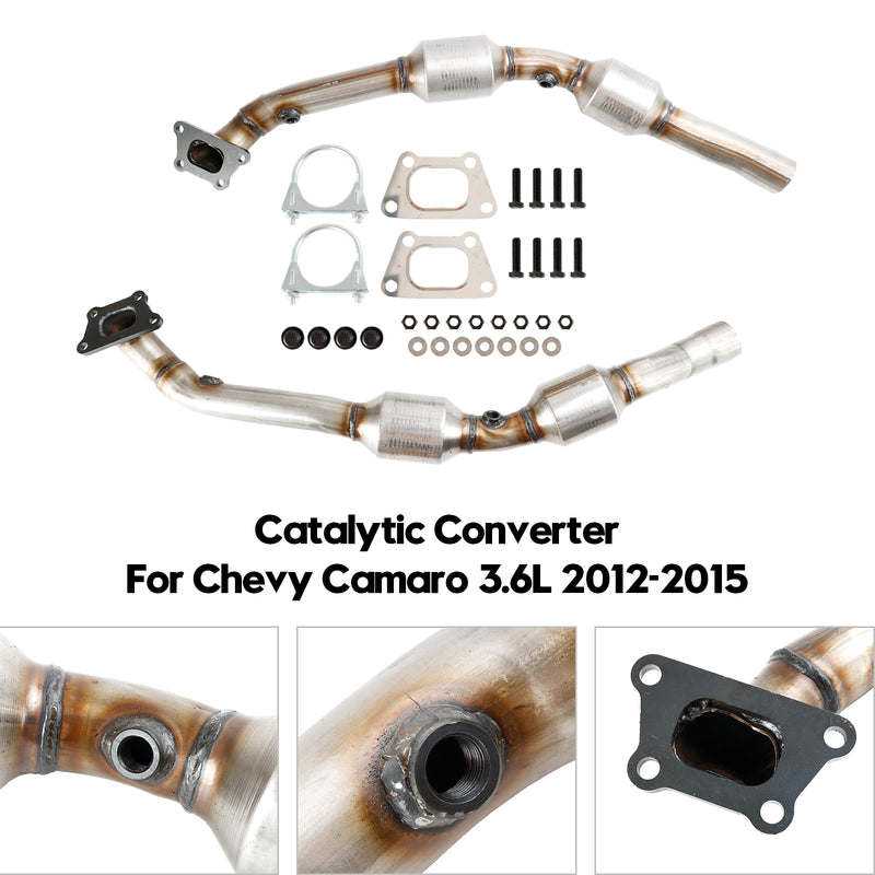 Left + Right Catalytic Converter For 2012 2013 2014 2015 Chevrolet Camaro 3.6L