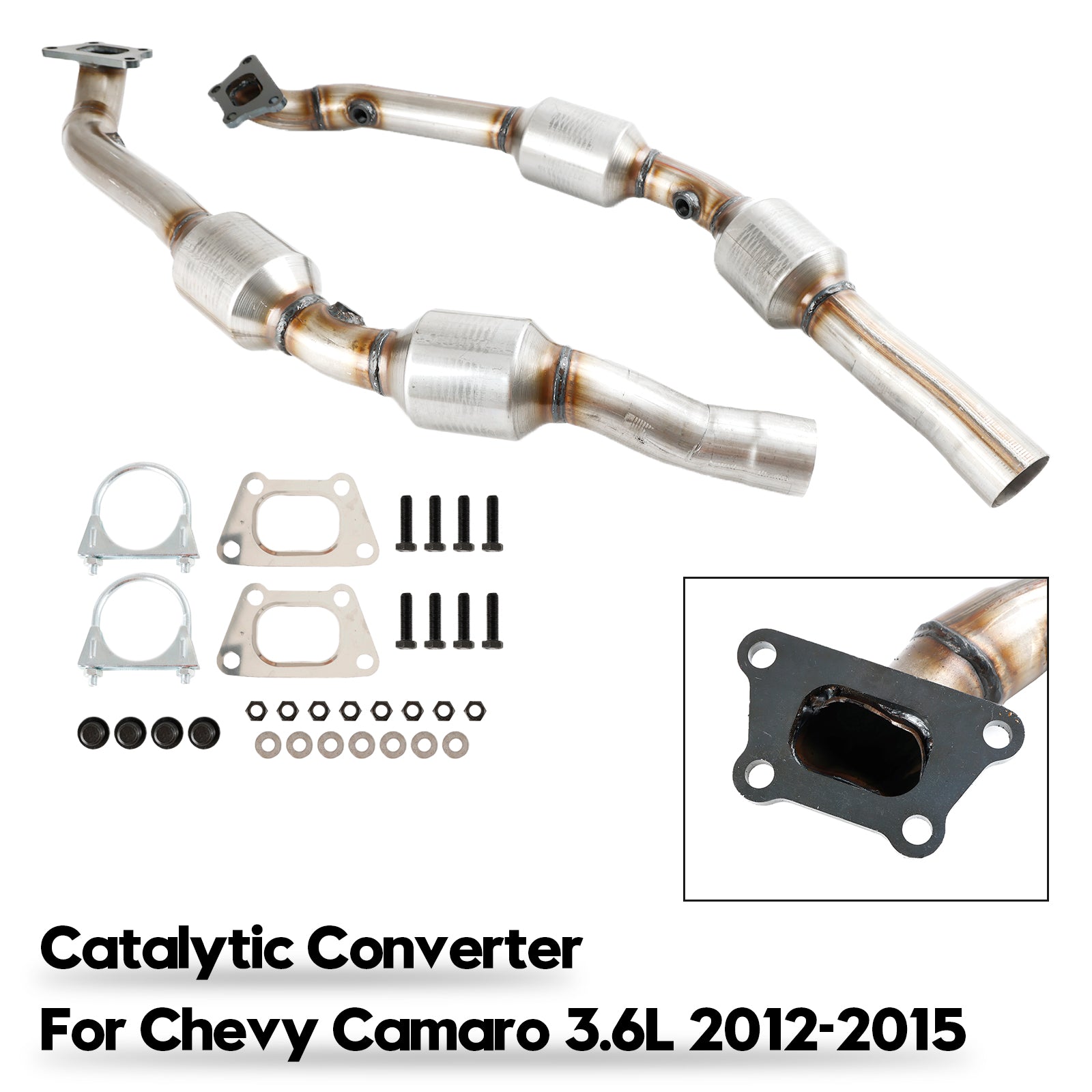 Left + Right Catalytic Converter For 2012 2013 2014 2015 Chevrolet Camaro 3.6L