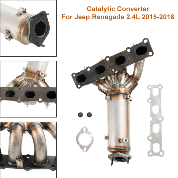 Manifold Catalytic Converter For Jeep Renegade 2.4L 2015 2016-2018