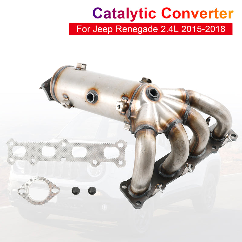 Manifold Catalytic Converter For Jeep Renegade 2.4L 2015 2016-2018