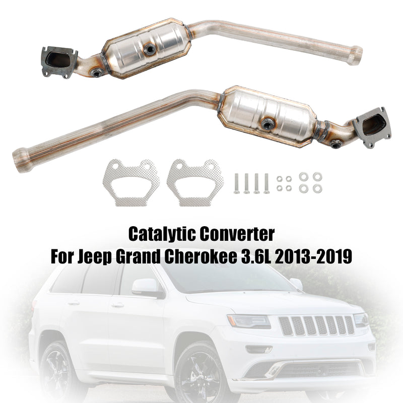 Left & Right Exhaust Catalytic Converter for Jeep Grand Cherokee 3.6L 2013-2017