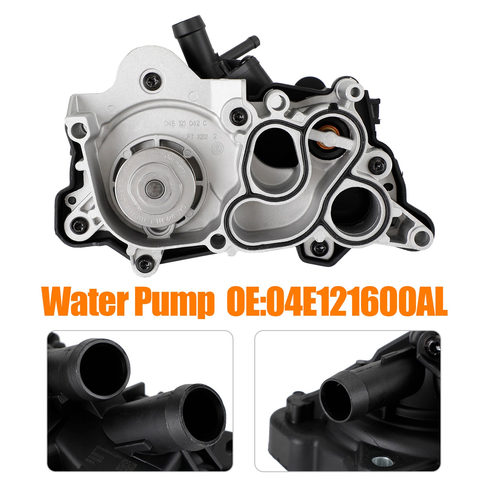 04E121600AL 04E121600BD 04E121121E 04E121042A 04E121600P 04E121600Q Coolant Pump Water Pump Housing Assembly for Audi A3 A1