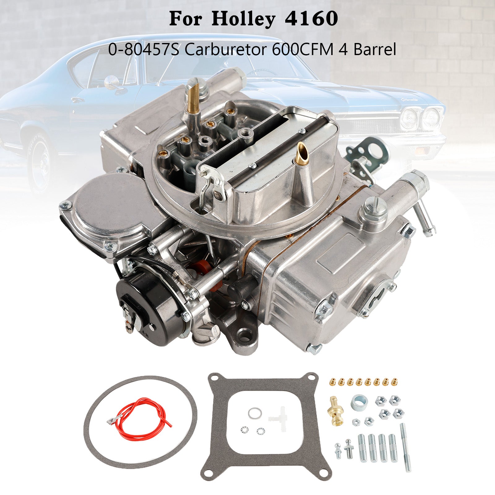 0-80457S Carburetor 600CFM 4 Barrel For Holley 4160