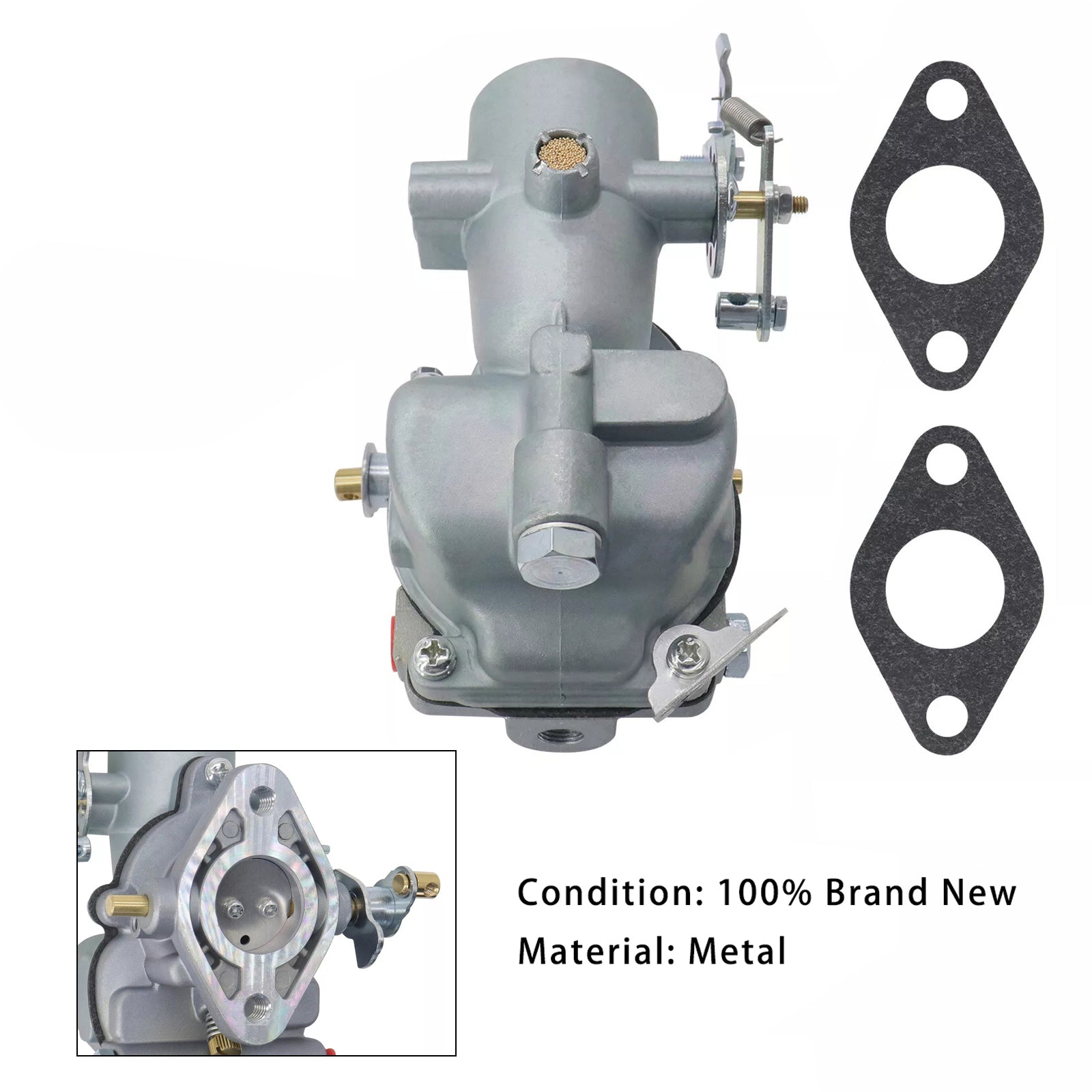 12098 Carburetor For Wisconsin L63S1 (VH4D) 2-1/4" Mount 1957-1976