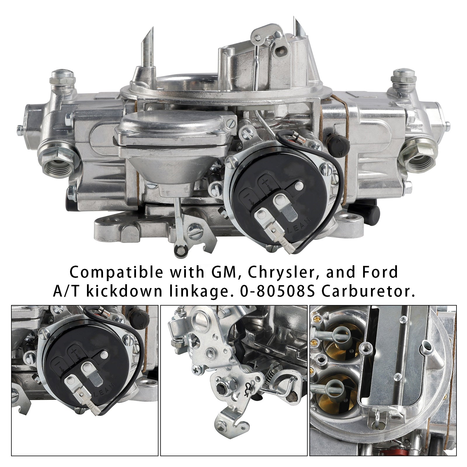 0-80508S 750 CFM Carburetor Electric Choke Vacuum Secondaries