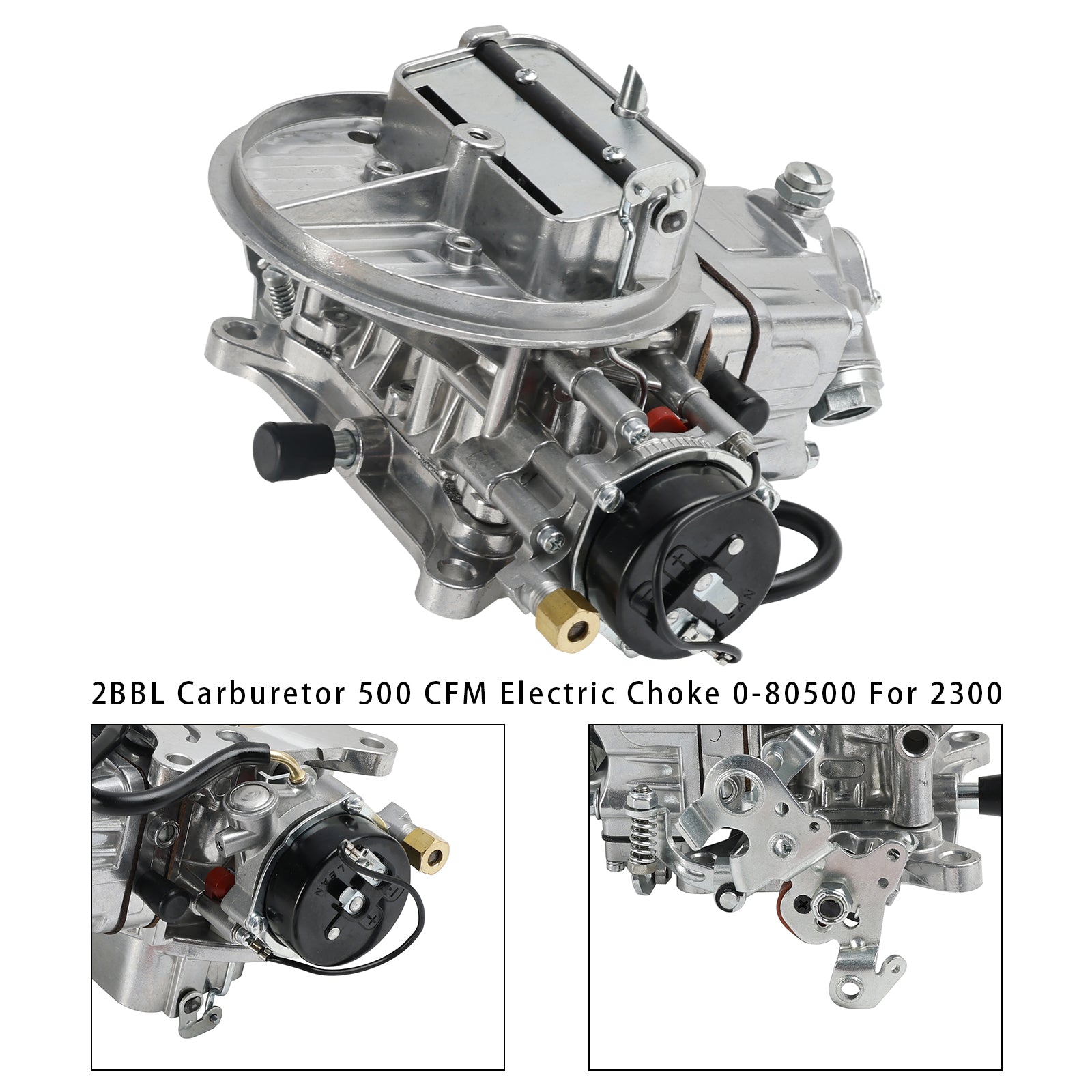 2BBL 기화기 500 CFM 전기 초크 0-80500 Holley 2300