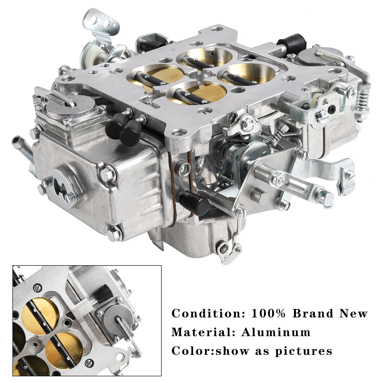 650CFM Carburetor Manual Choke BR-67277 For Brawler Diecast Carb 4150