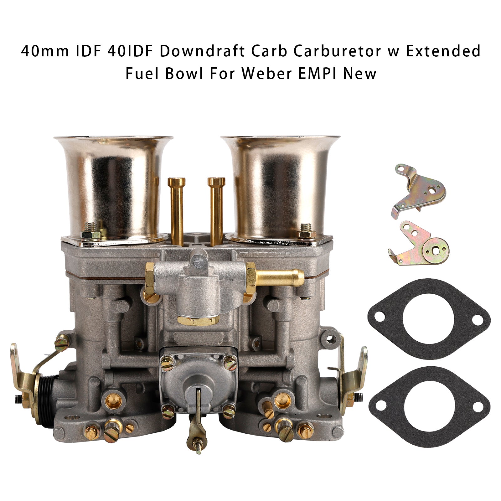 40mm IDF 40IDF Downdraft Carb Carburetor w Extended Fuel Bowl For Weber EMPI
