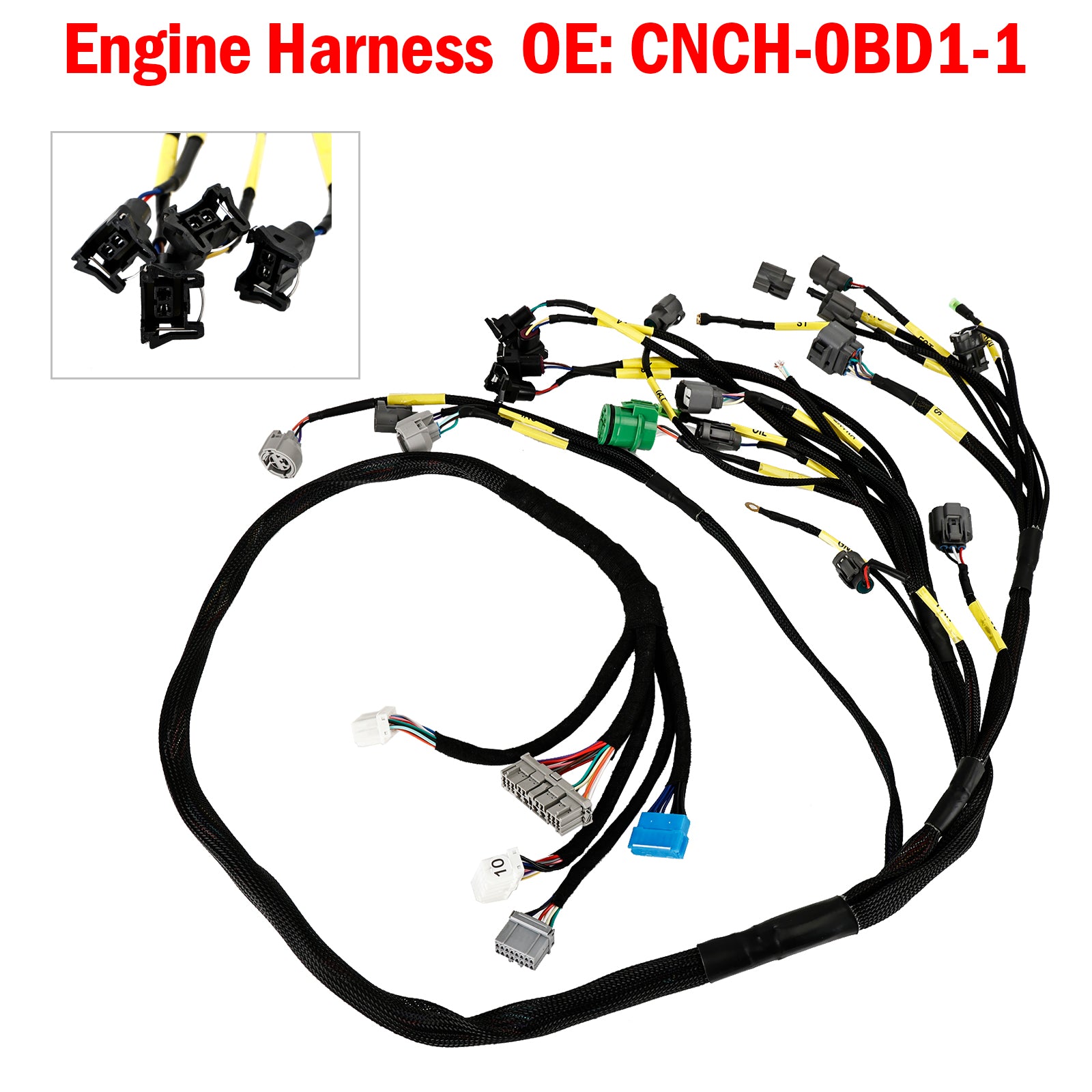 OBD1 Budget D & B-series Tucked Engine Harness for Civic Integra B16 B18 D16