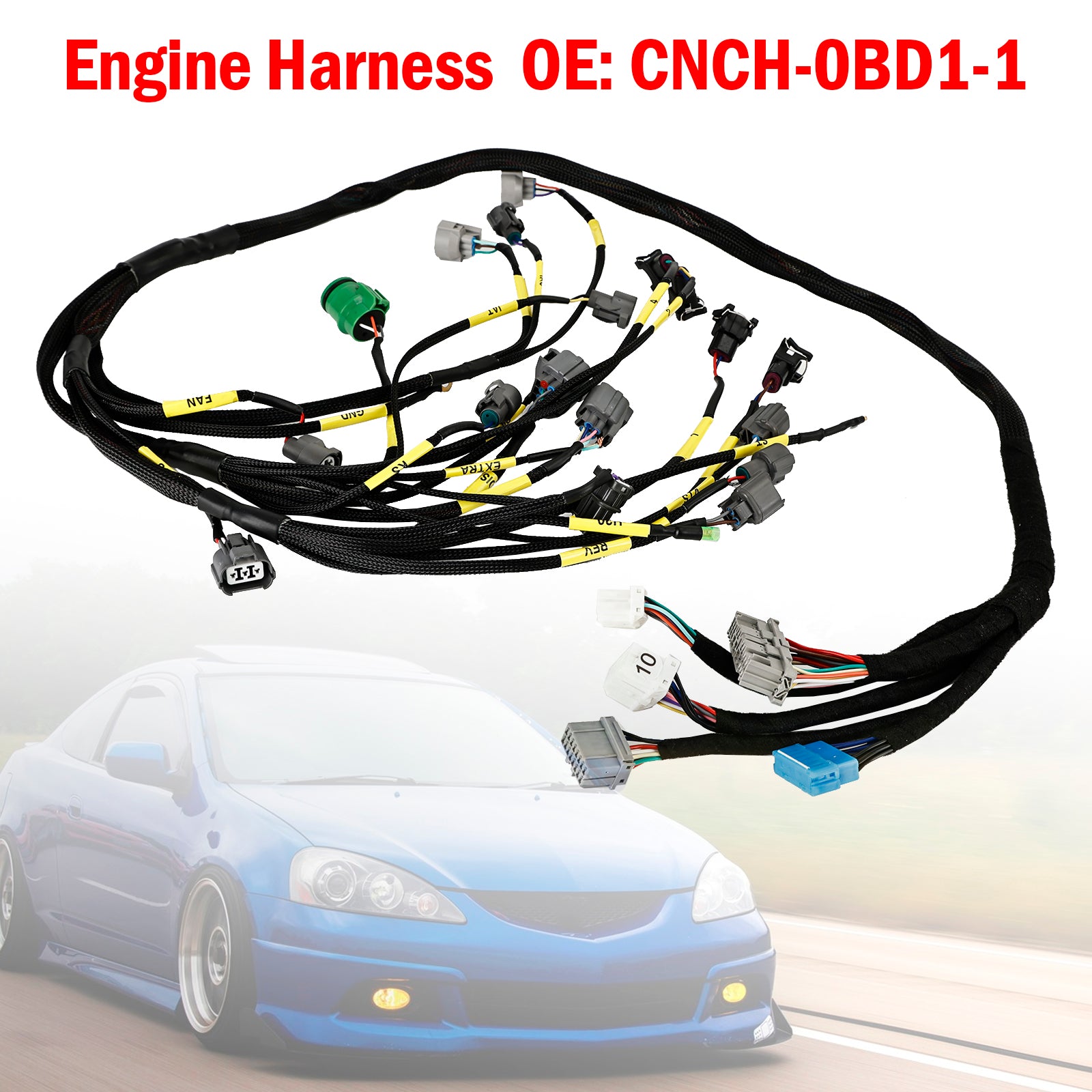 OBD1 Budget D & B-series Tucked Engine Harness for Civic Integra B16 B18 D16