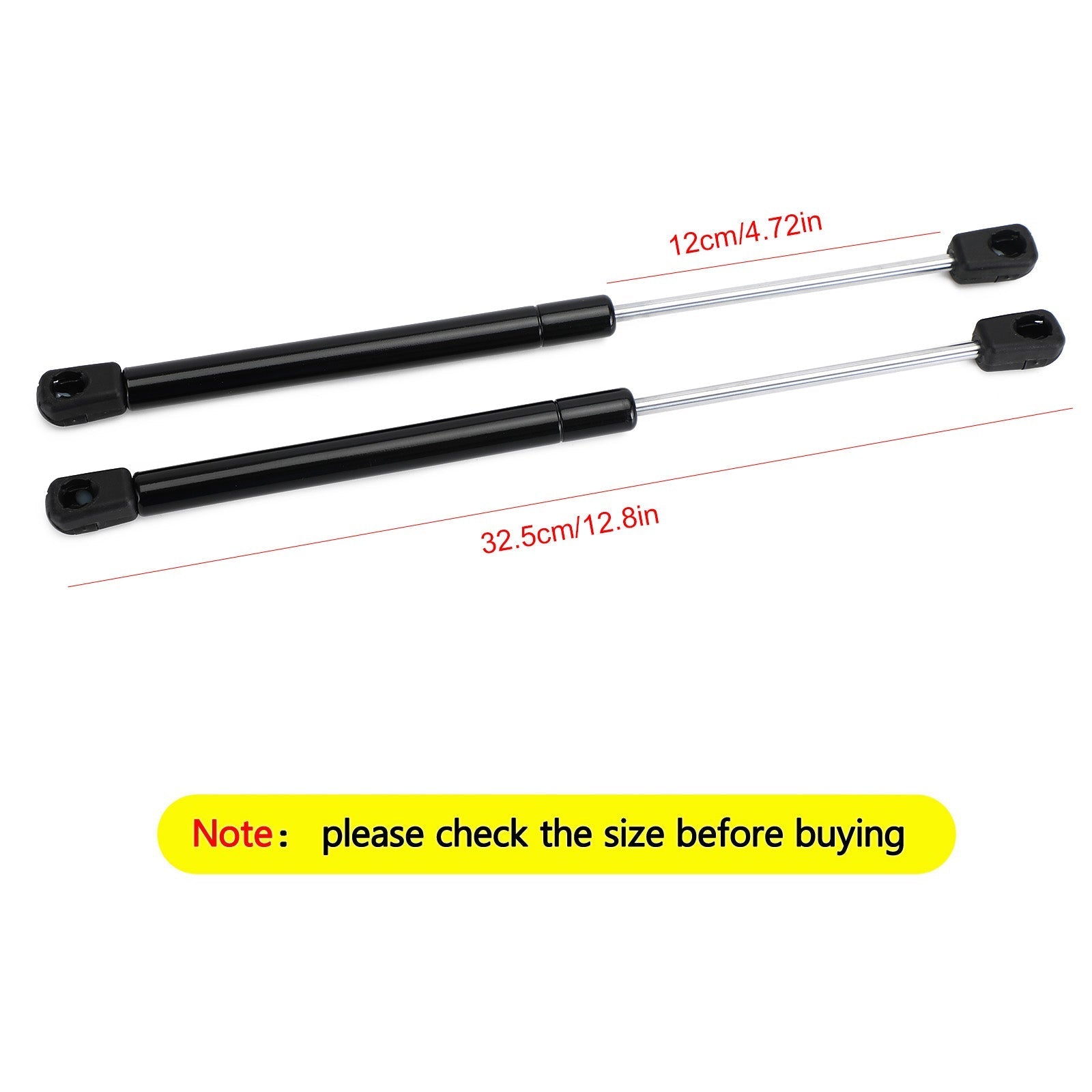 2PCS Gas Struts suit ARB Canopy REAR window 160N 1921VR Toyota Hilux